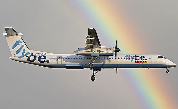 ͼ�ģ�Flybe���չ�˾Q400�ͻ��ʺ��з���