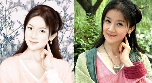 从画里走出来的<em>古装</em>美女_书画频道_经济书画